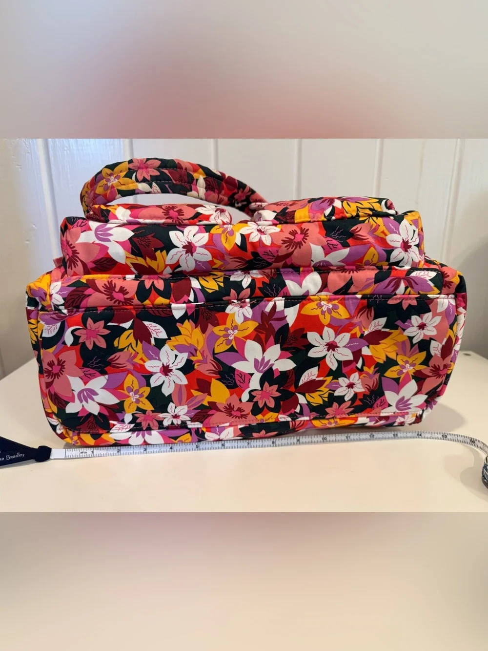 Vera Bradley Utility Tote Rosa Floral Recycled Cotton